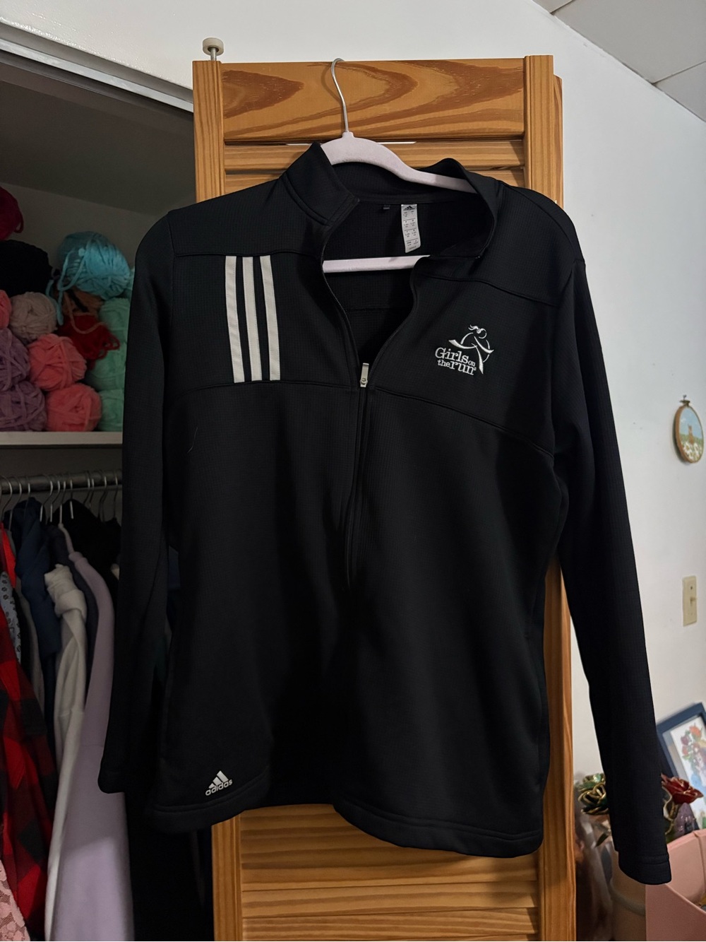 Adidas Girls on the Run Full Zip Jacket Women’s Large | 3 for $20